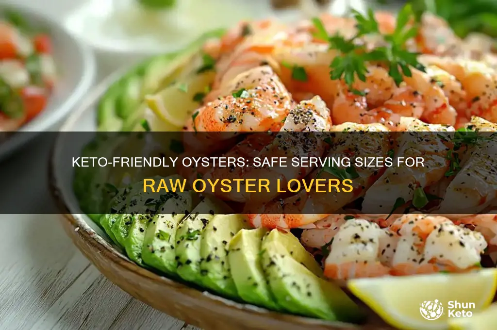 how many raw oysters can you eat on keto