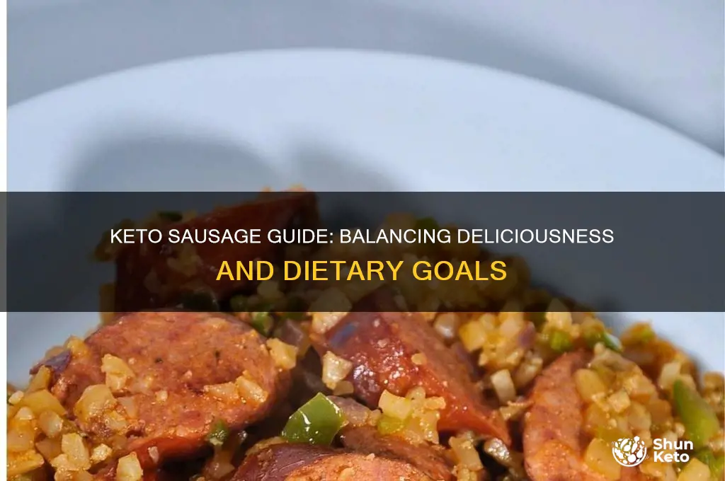 how many sausages can i eat on keto