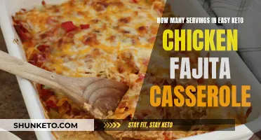 Keto Chicken Fajita Casserole: Servings for Your Next Feast