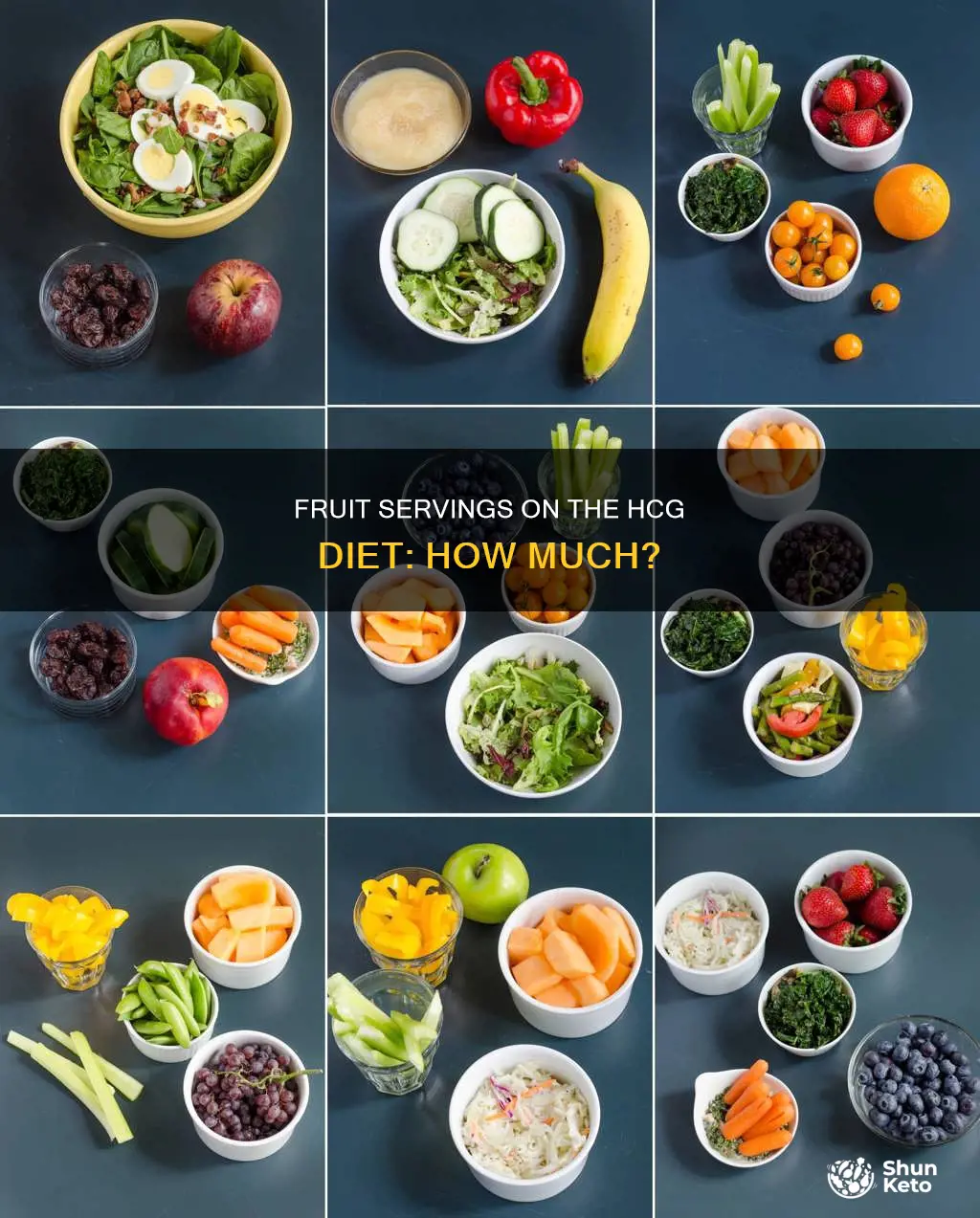 how many servings of fruit a day on hcg diet