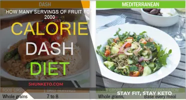 Fruit Servings for 2,000-Calorie DASH Diet
