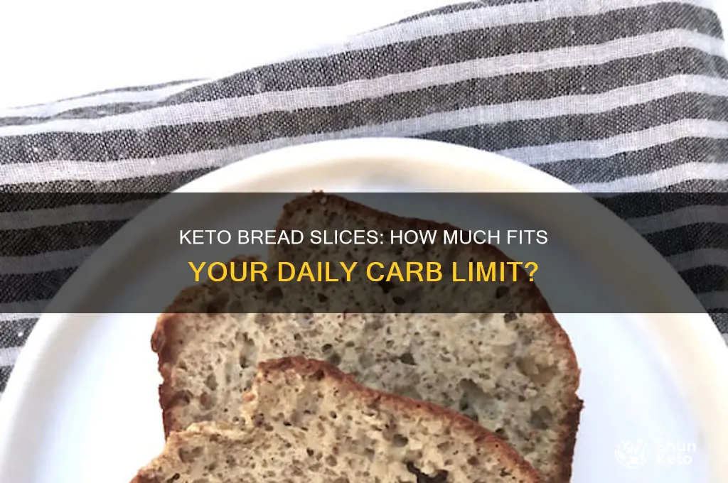 how many slices of keto bread can i eat