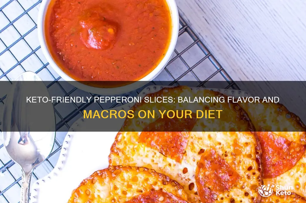 how many slices of pepperoni on keto diet