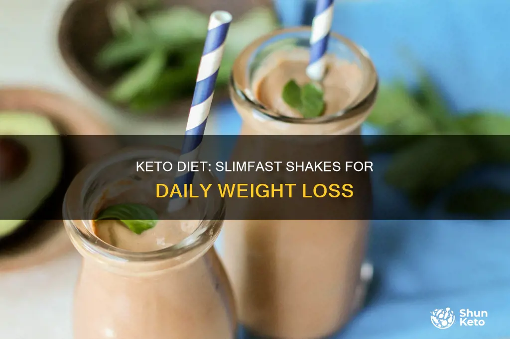 how many slimfast keto shakes a day