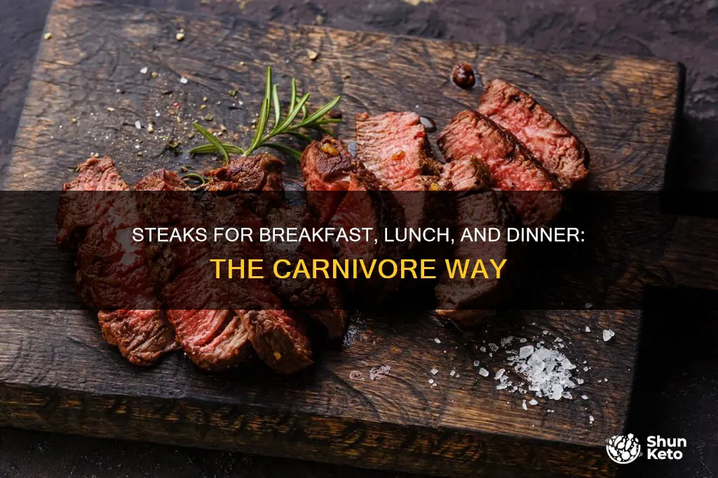 how many steaks a day on carnivore diet