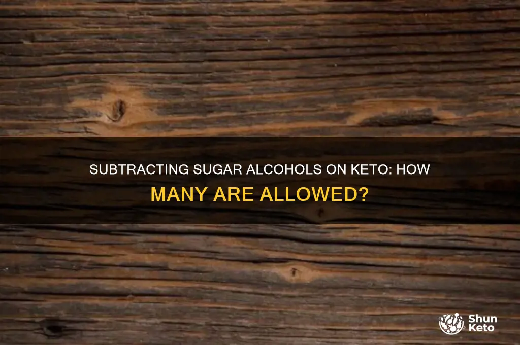 how many sugar alcohols can you subtract on keto