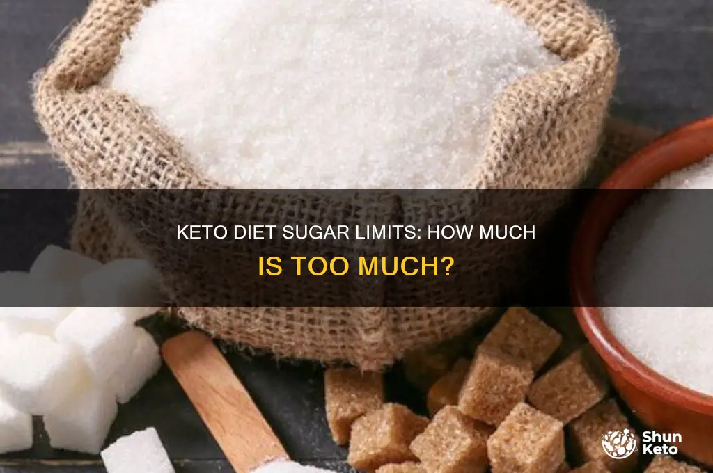 how many sugar allowed in keto diet