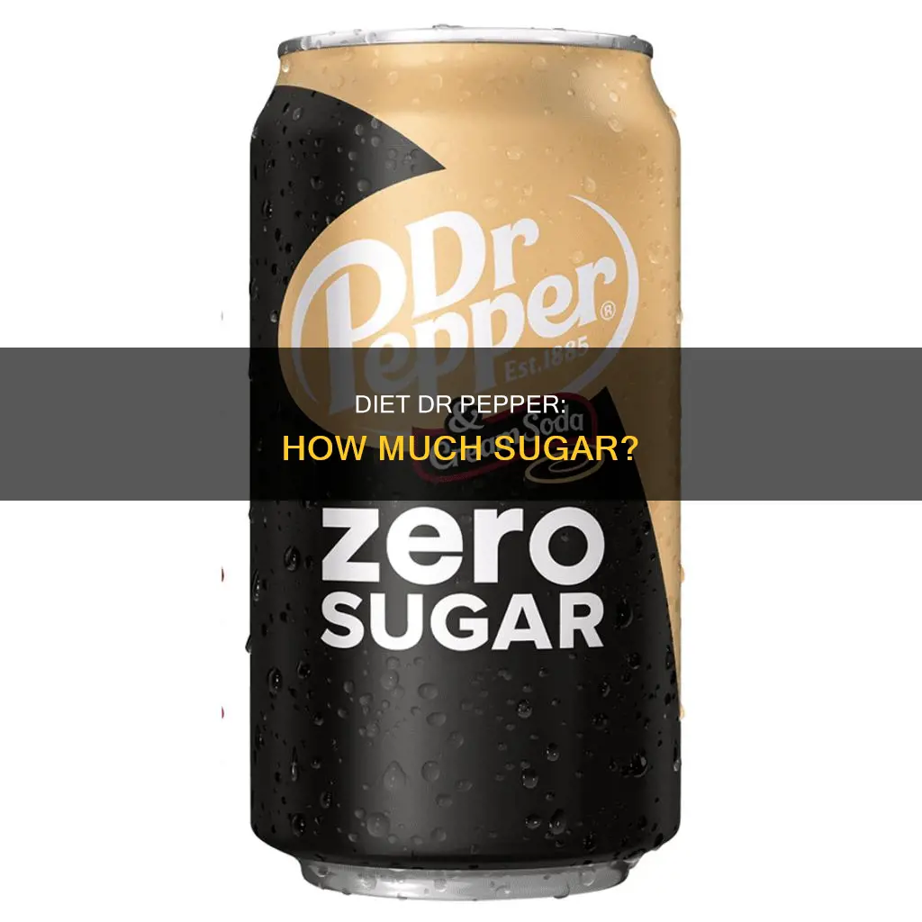 how many sugars are in diet dr pepper