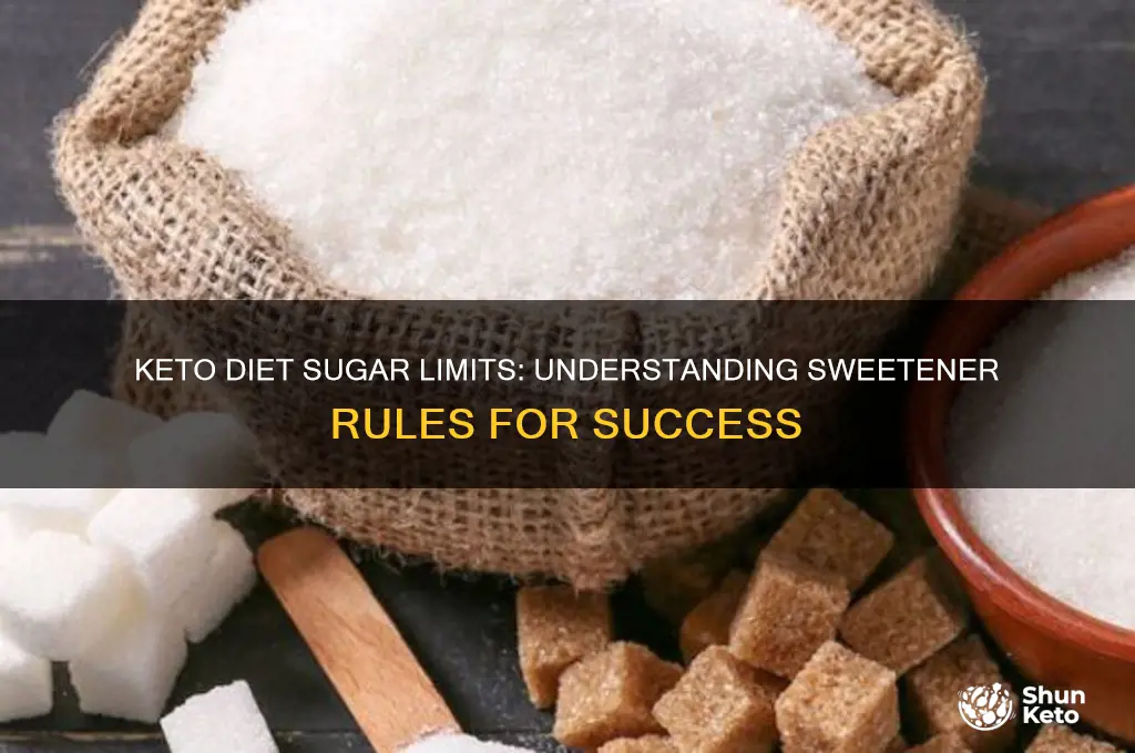 how many sygar in keto diet