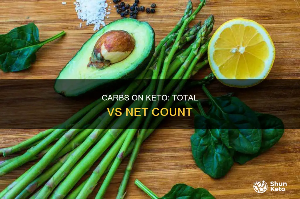 how many total carbs vs net carbs on keto