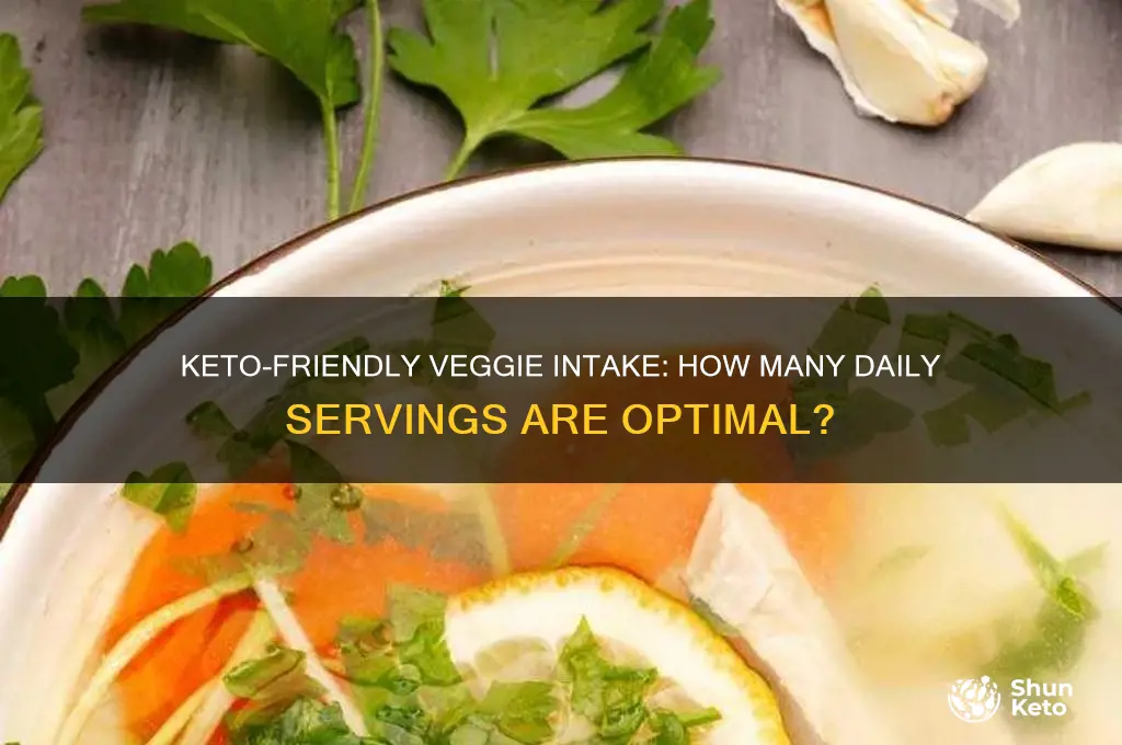 how many veggies a day should i eat on keto