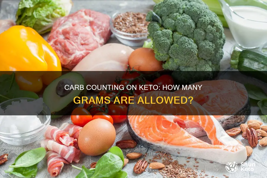 how manygrams of carb allowed on keto diet