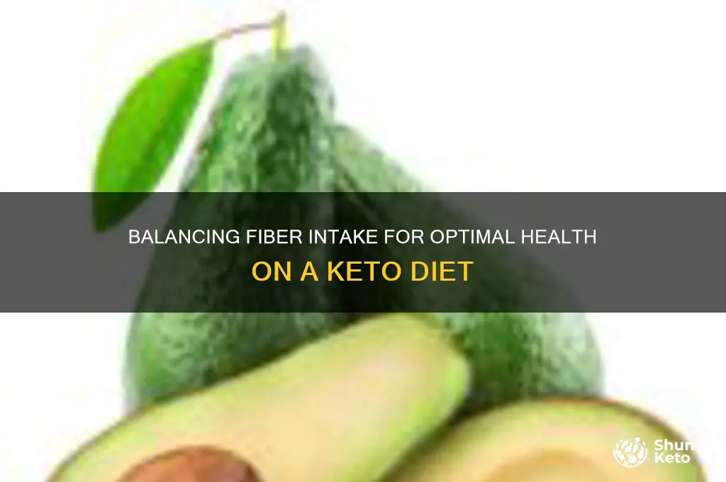 how mich fiber in a healthy keto diet