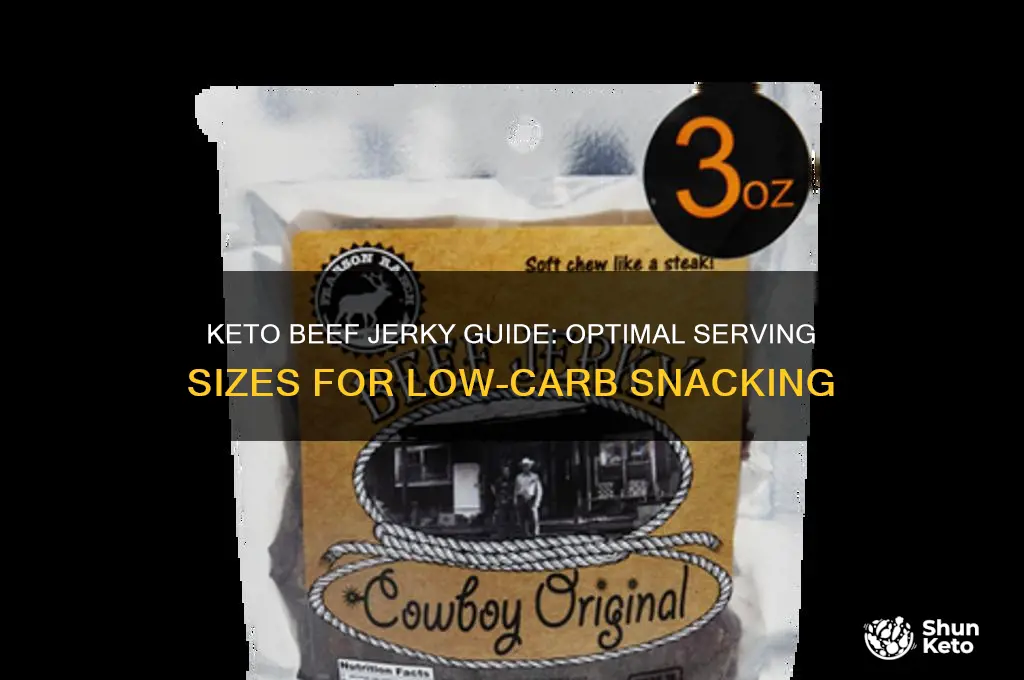 how much beef jerky can i eat on keto