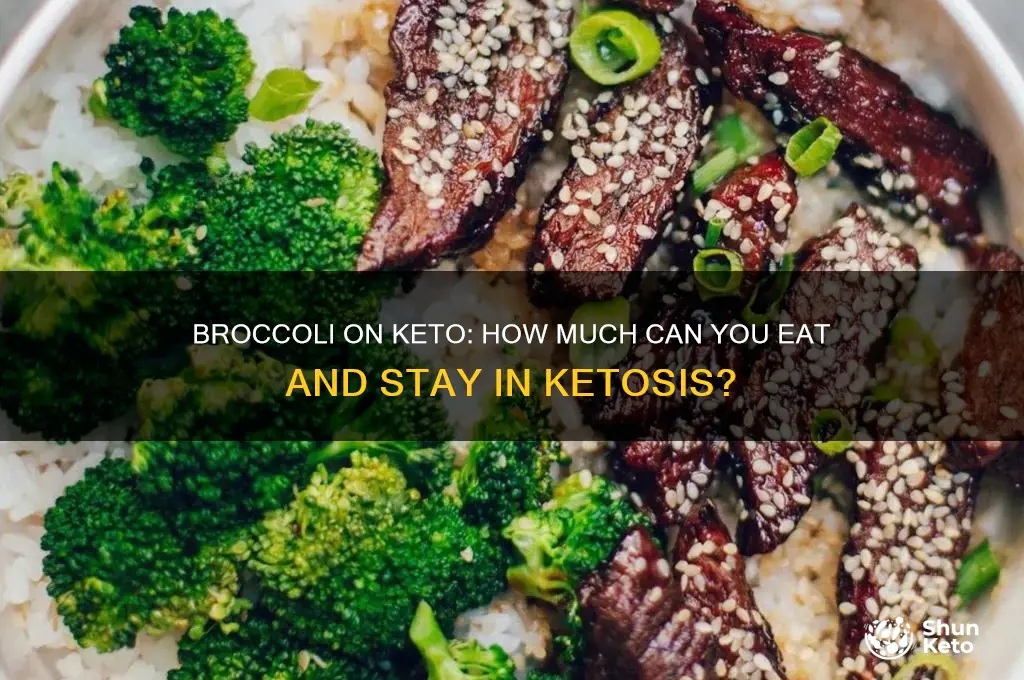 how much broccoli can i eat on keto