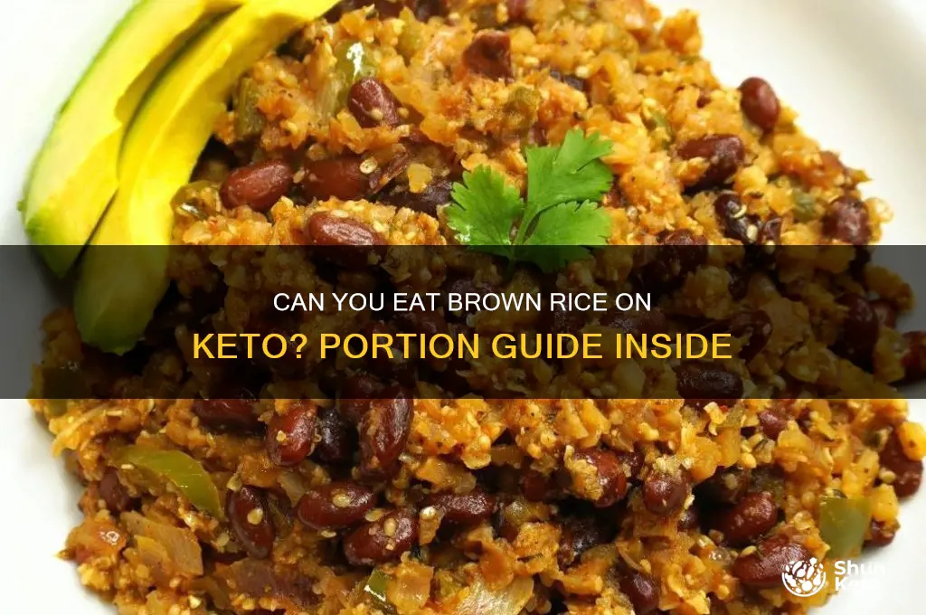 how much brown rice can i eat on keto