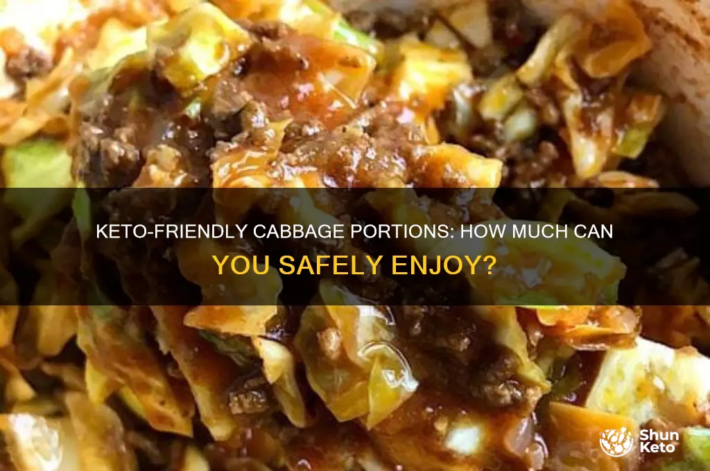 how much cabbage can i eat on keto