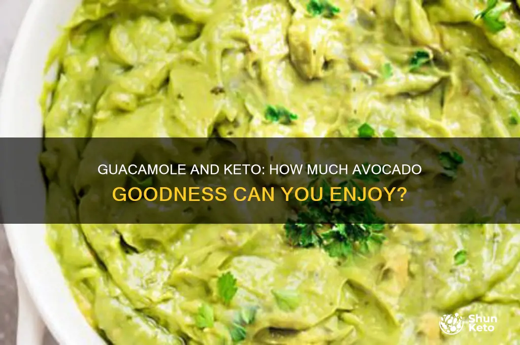how much guacamole can i eat on the keto diet