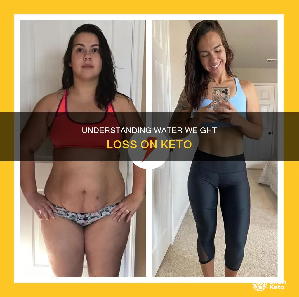 how much is water weight keto