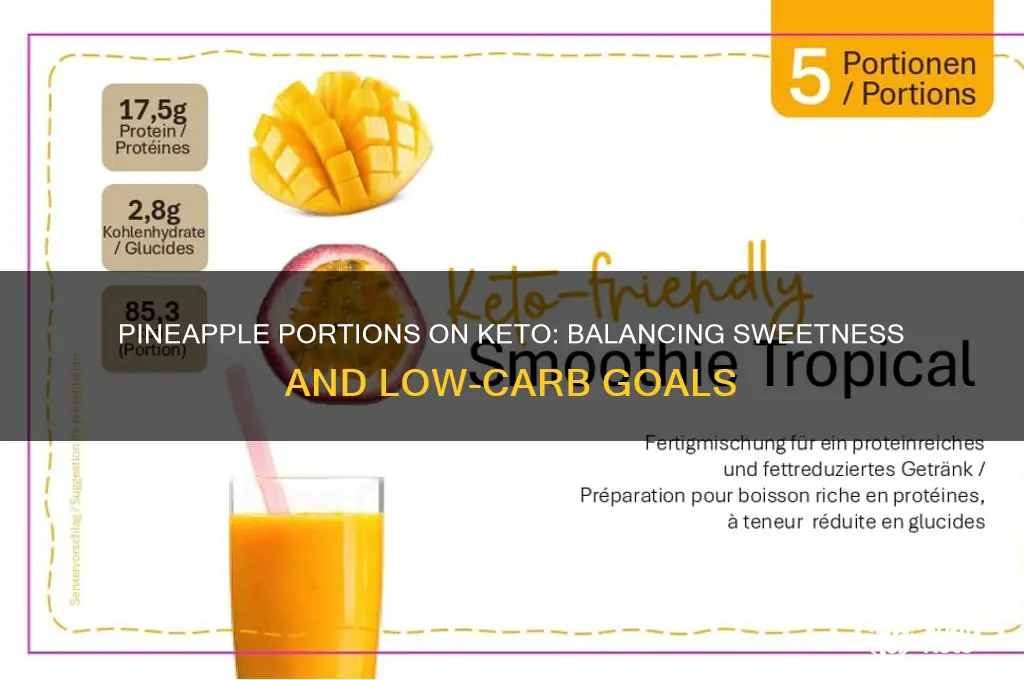 how much pineapple can you eat on keto