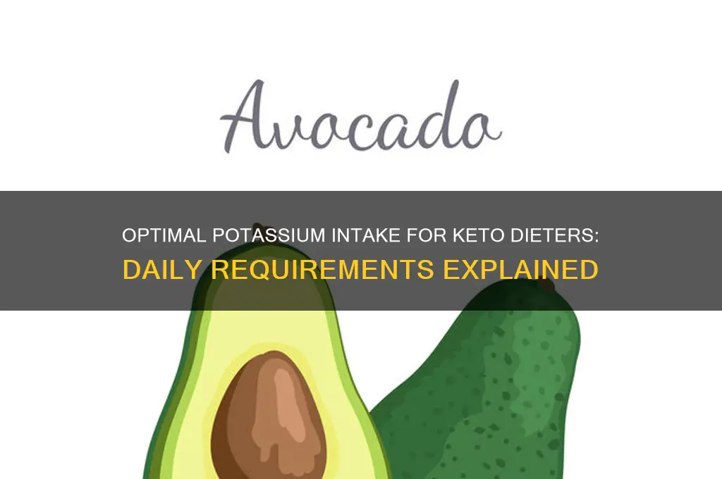 how much potassium should you eat a day keto