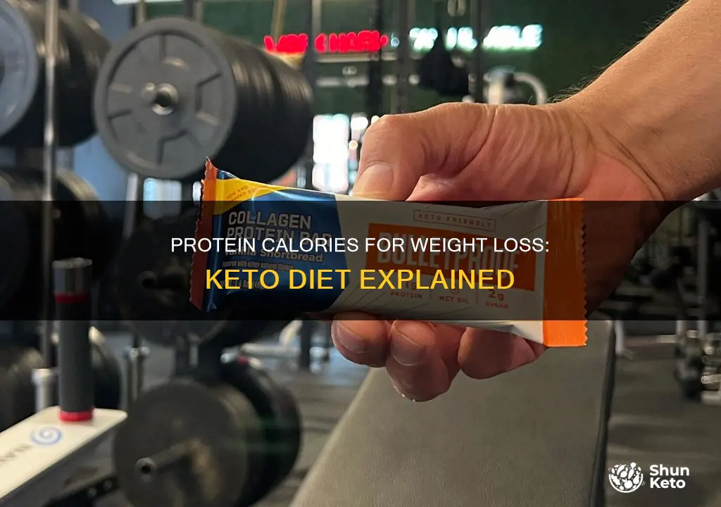 how much protein percent calories weight loss keto