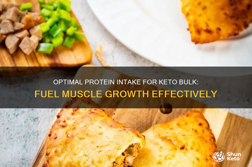 how much protein should i eat on keto bulk