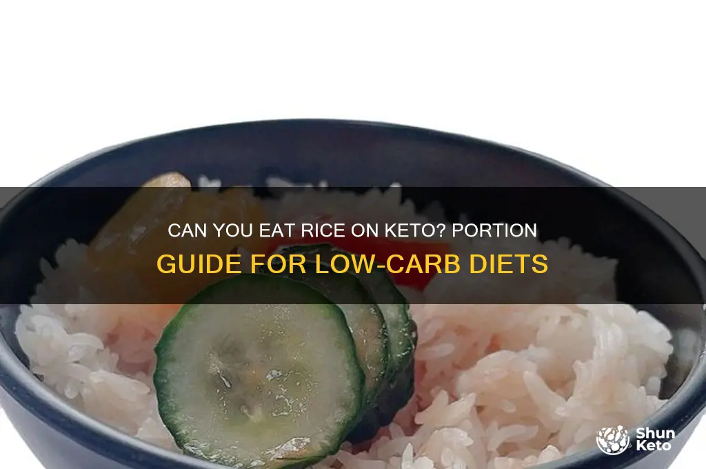 how much rice can i eat on a keto diet