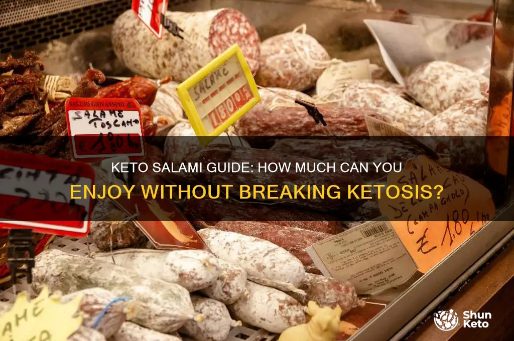 how much salami can i eat on keto