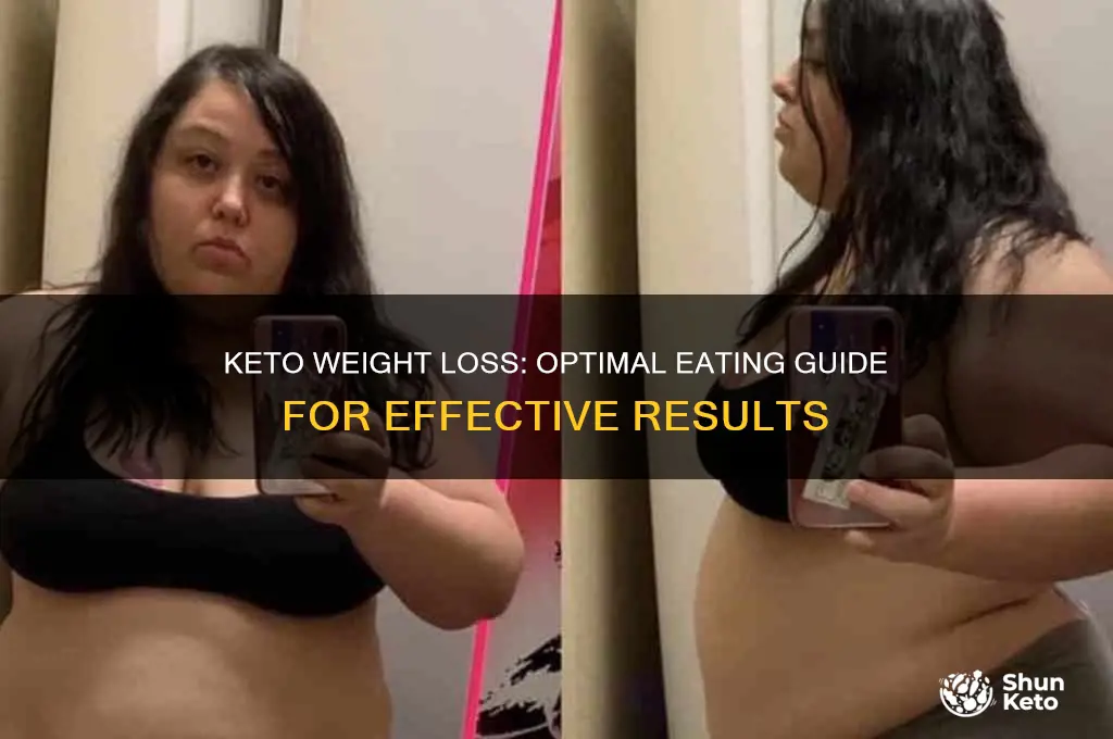 how much should i eat on keto to lose weight
