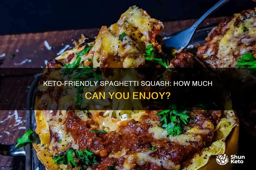 how much spaghetti squash can i eat on keto