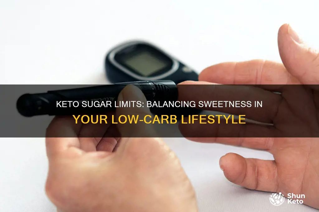 how much surgar should i eat on keto