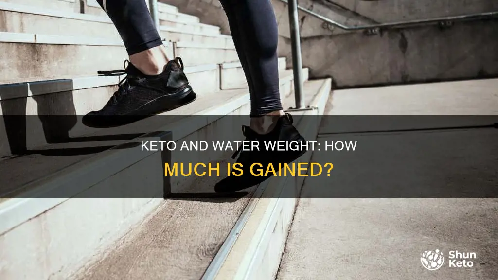 how much water weight do you gain after keto