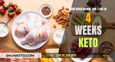 Keto Weight Loss: How Much in Four Weeks?