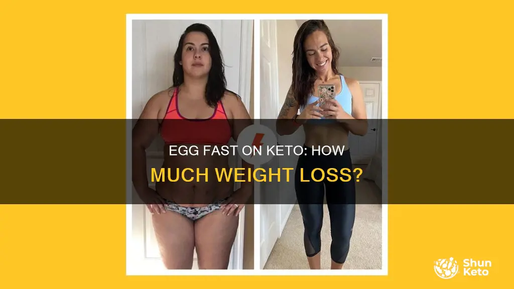 how much weight can i lose on keto egg fast