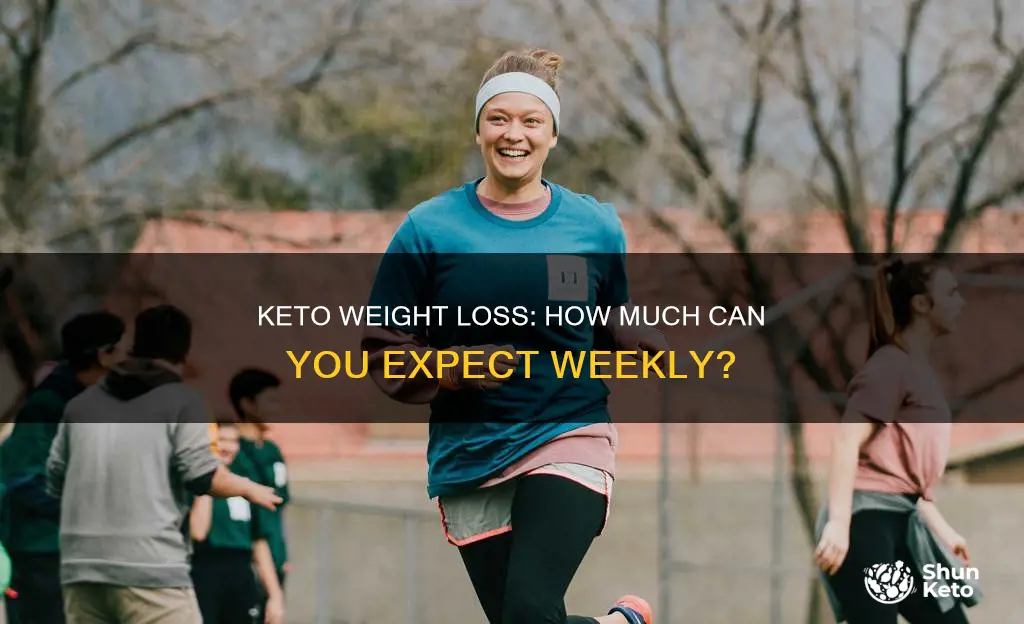 how much weight can you mose on keto a week