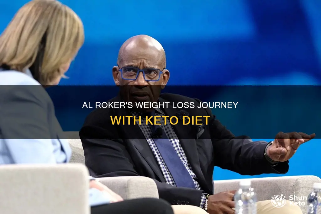 how much weight did al roker lose on keto diet