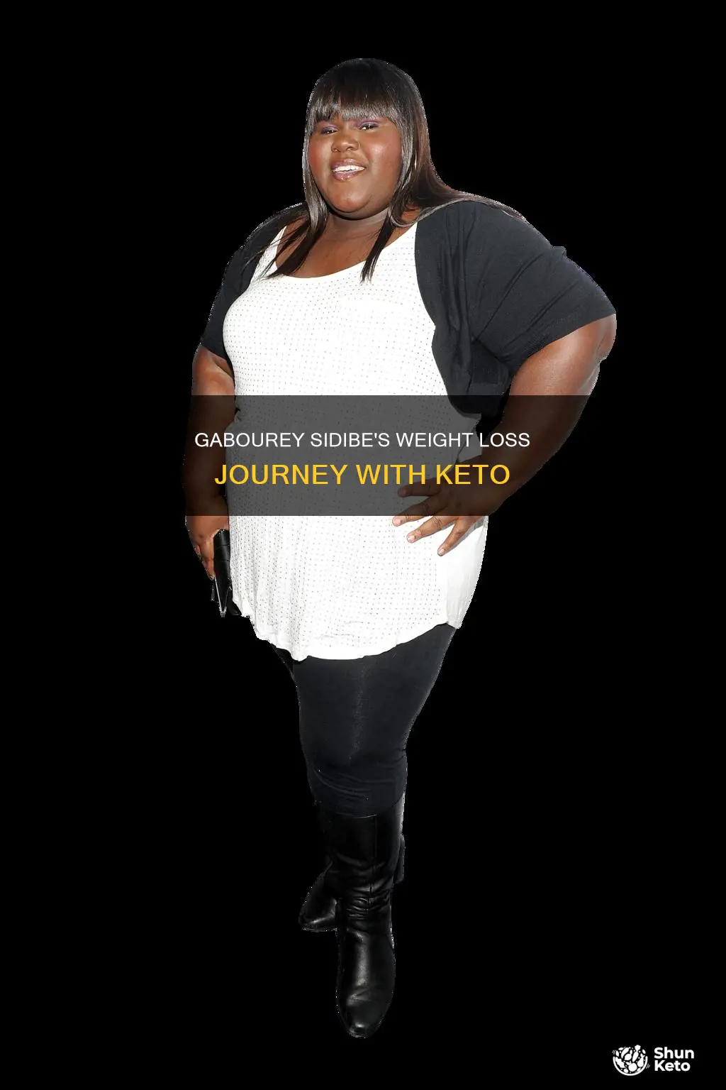 how much weight did gabouray sidibe lose on keto