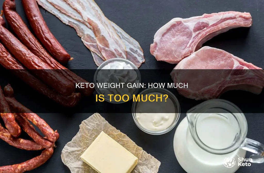 how much weight did you gain after keto