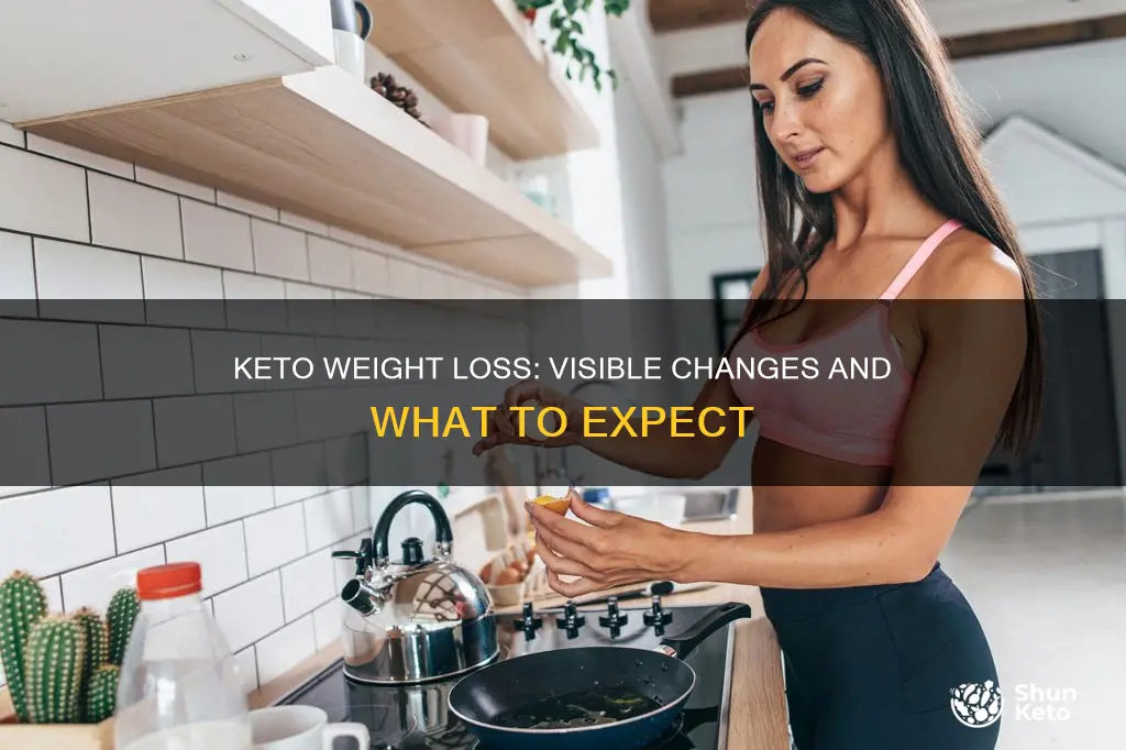 how much weight lost until you see changes keto