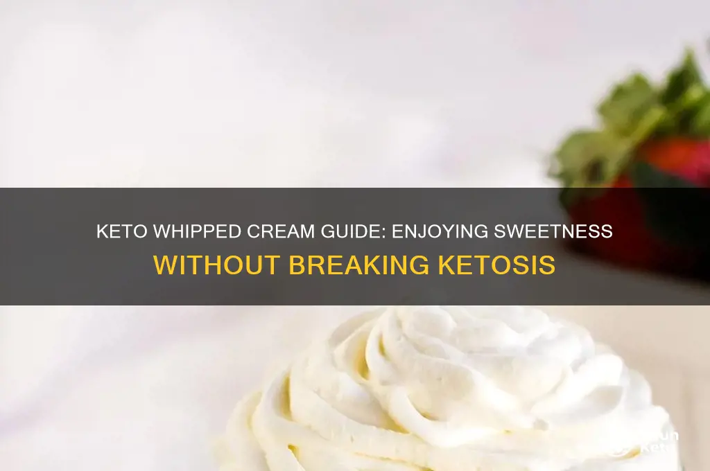 how much whip cream can i eat on keto