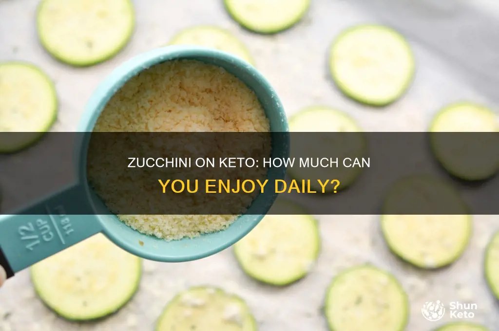 how much zucchini can you eat on keto