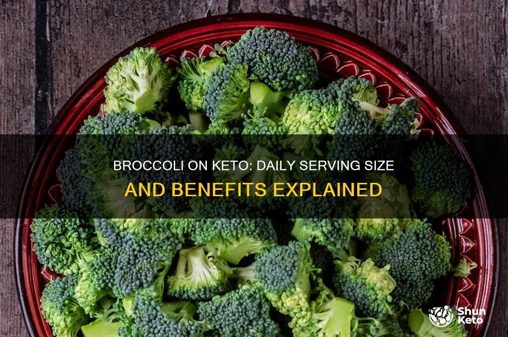 how muh broccoli can you eat a day on keto