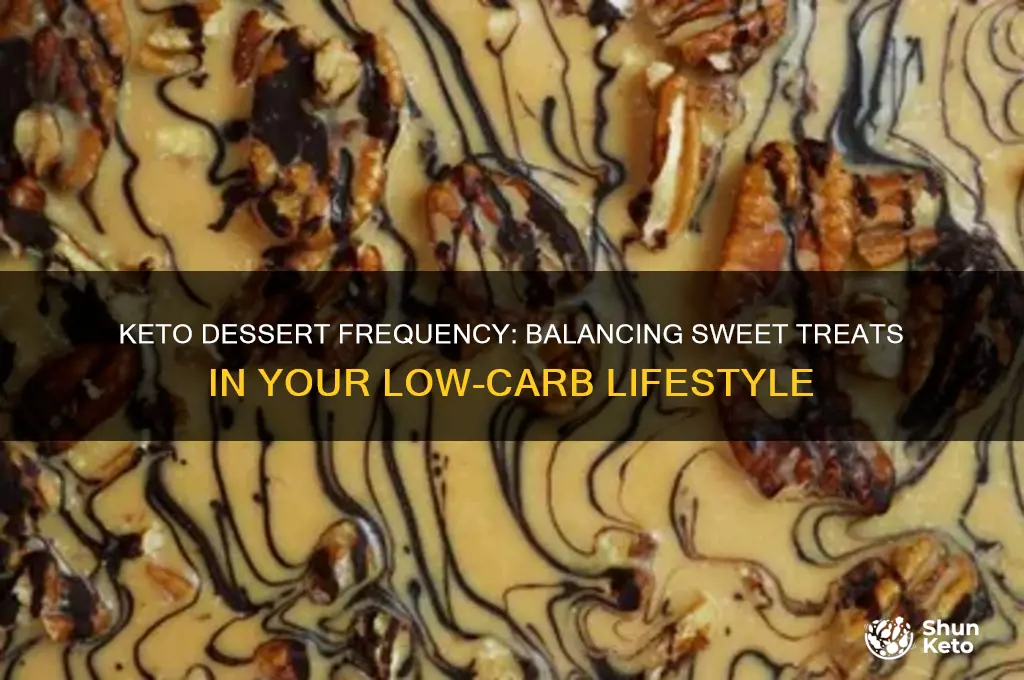 how often can i have dessert on keto