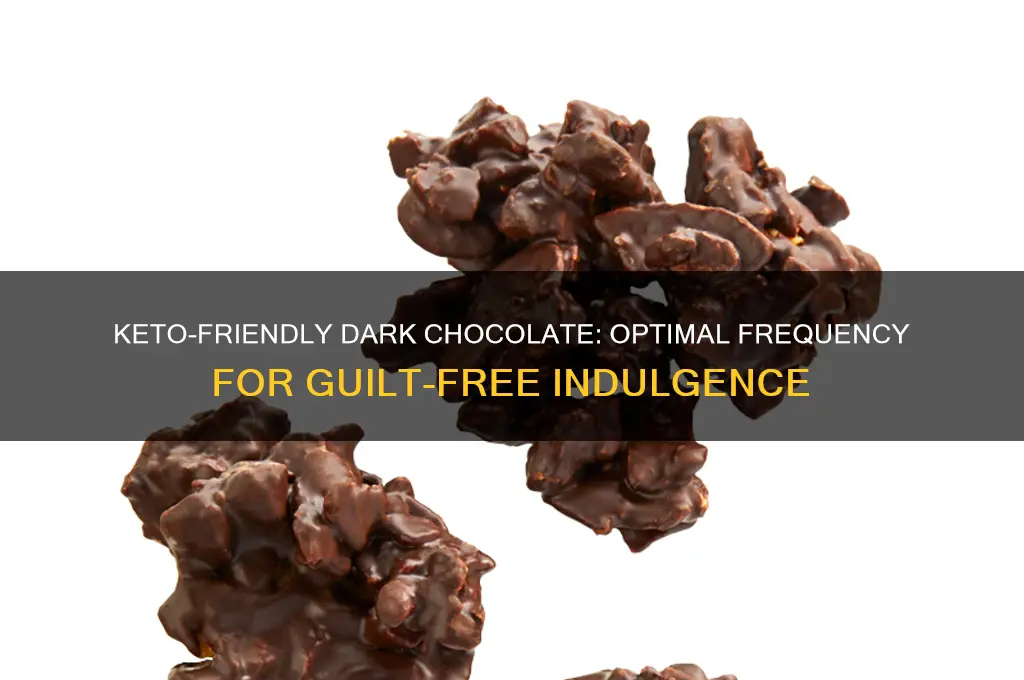 how often can you eat dark chocolate on keto