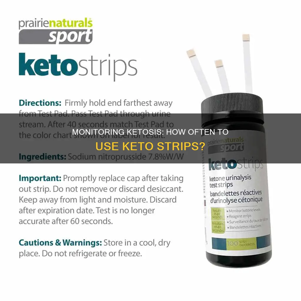 how often do you use keto strips