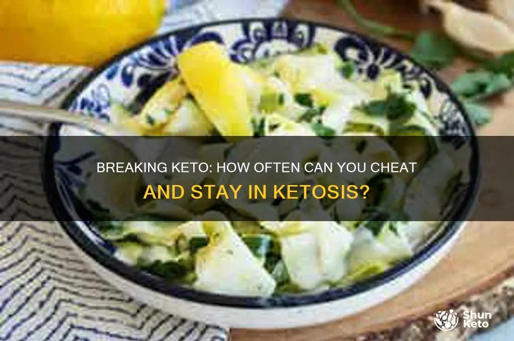 how often should break keto diet