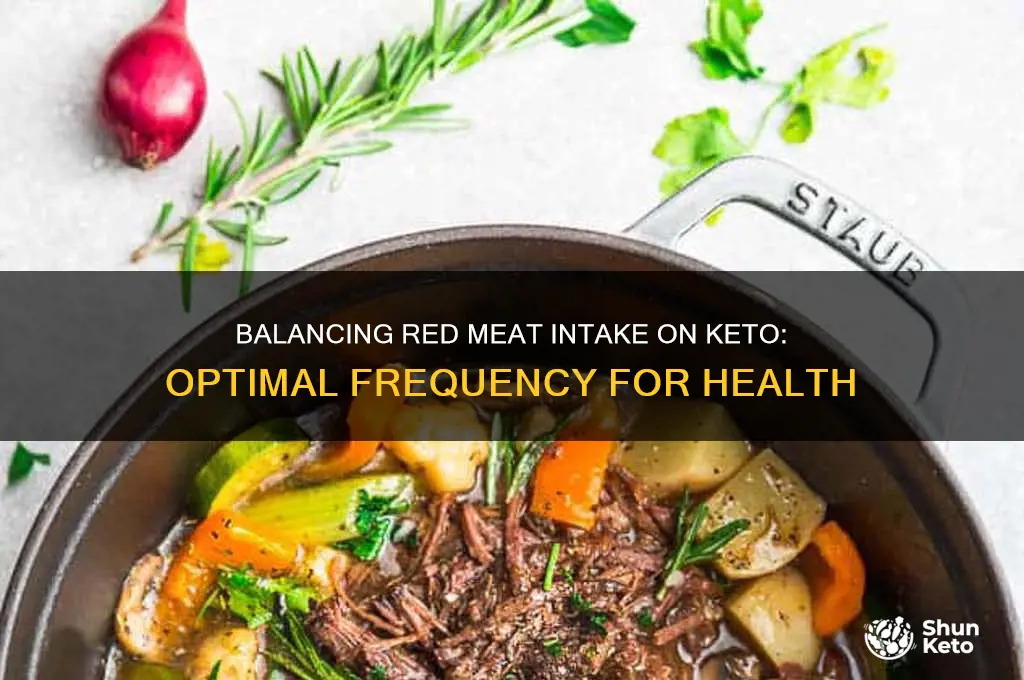 how often should i eat red meat on keto