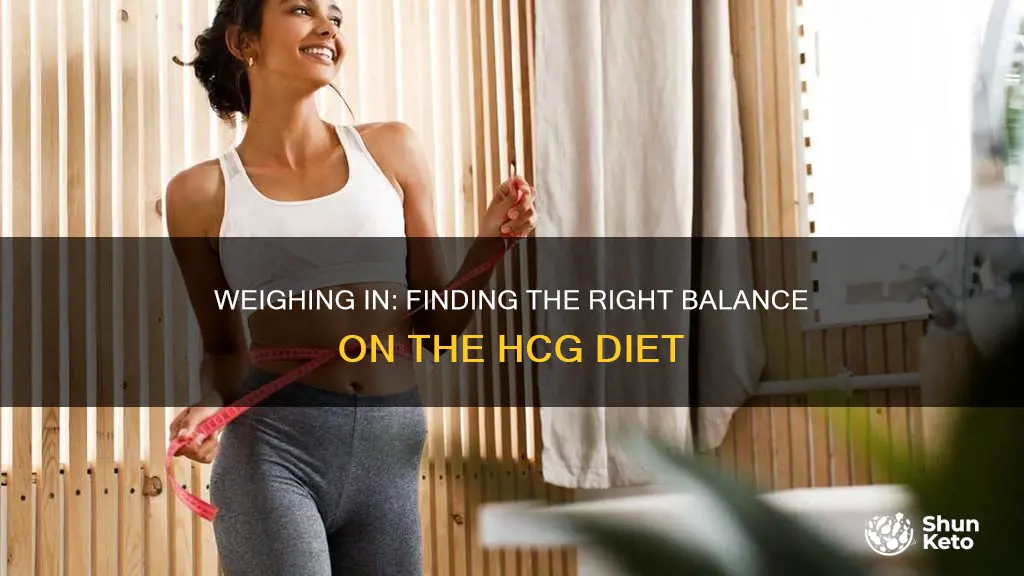 how often should i weigh myself on hcg diet