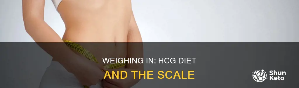 how often should i weigh myself on hcg diet